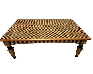 57- MACKENZIE-CHILDS STYLE ANNA DAVIS COFFEE TABLE