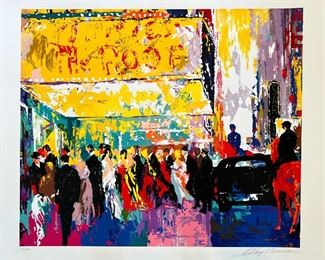 60- LEROY NEIMAN "OPENING NIGHT ON BROADWAY" SERIGRAPH