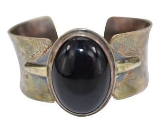 74- DAVID ANDERSON STERLING SILVER CUFF BRACELET
