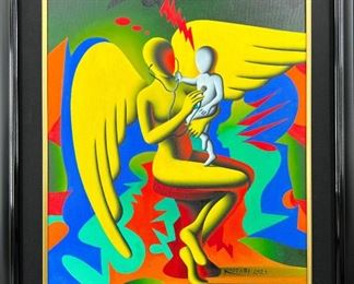 100- MARK KOSTABI "THE NEW SHERO" ACRYLIC ON CANVAS