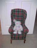 adorable santa bear chair 1997