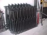 16 sections of heavy duty beautiful iron like fencing
