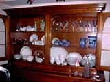 beautiful solid cherry china cabinet