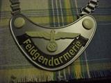 german military police gorget, breastplate emblem