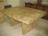 neat dining table