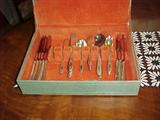 two silverplate flatware sets
