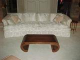 beautiful brocade down filled couch
