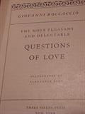 Early limited edition Questions of Love with art work