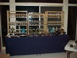 Lots of stemware and crystal