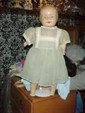 Large composition doll, 1930's