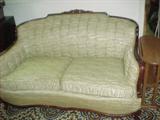 Antique French style loveseat