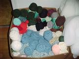 Lots of yarn and fabric