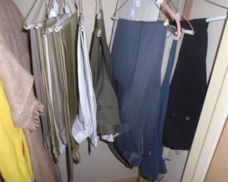 closet of clothing