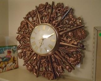 Mid-century wall clock