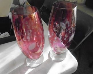 ruby glass ware