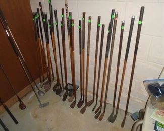 wooden shaft golf clubs