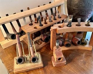Something for the tobacco afficinado.  Pipes and pipe holders sold. 