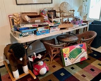 Games and children's toys.
