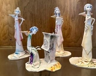 Mash up of pieces from La Genziana and Lo Scricciolo Studios.  Three pieces from LaGenziana sold. 