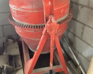Vintage Montgomery Ward cement mixer Not tested