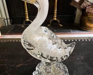 36. Glass Goose (9")