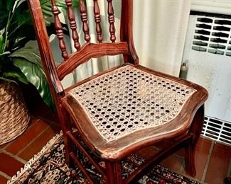 44. Childrens Chair w/ Cane Seat 