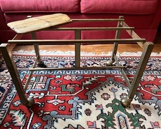 77. Brass Rolling Table (24" x 16" x 16") (as is)