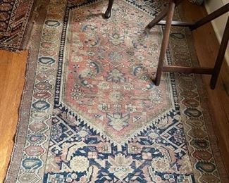 118. Antique Hand Knotted Wool Rug (3'6" x 6'4")