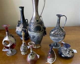 Sterling overlay, hand blown
Fomar Art Glass