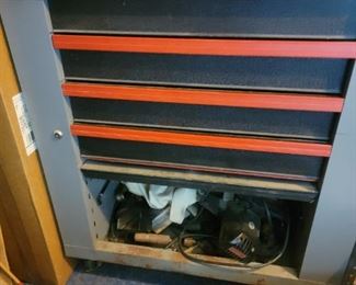 JC PENNY WOOD FRAME TOOL CHEST