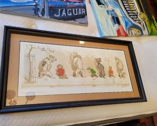 BORIS O'KLEIN NAUGHTY DOGS OF PARIS SATIRIC CARTOON ETCHINGS