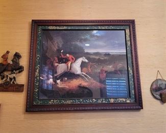 Hunting scene wall art 