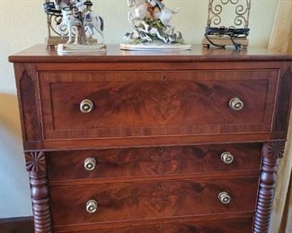 Beautiful burl chest of drawers