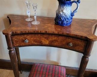 English pitcher, Theodore Alexander side table