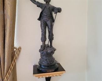 Pair of French statues 