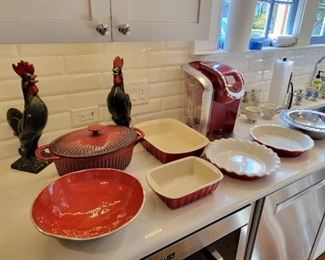 Cast Iron Roosters, Casseroles