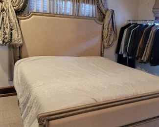 King Stanley Furn Headboard Footboard from Hugo's,  Sealy King Posturepedic Platform adjustable base no mattress. Base goes up down, vibrates head and feet and more. Must have a compatible mattress. 