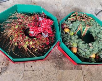 Christmas holiday wreaths