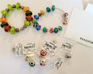 Pandora bracelets and beads