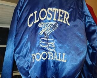 Vintage Closter Football Satin Jacket