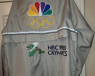 Vintage NBC 1988 Olympics Crew Jacket