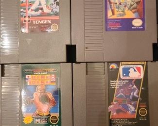 Vintage Nintendo Entertainment System (NES) Games