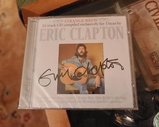 Eric Clapton Signed CD Album