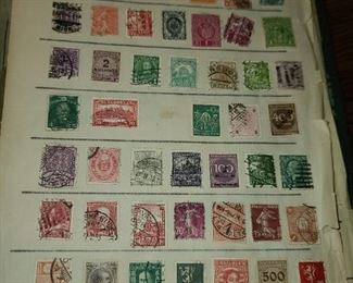 Large Antique Stamp Collection