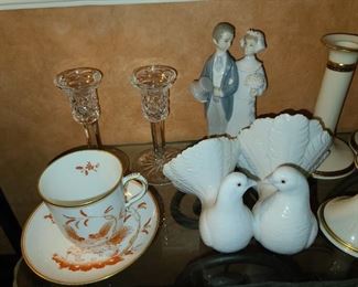 Lladro Wedding Couple & Dove Figurines
