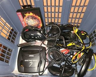 Sega Genesis Bundle (Console, Power Cords, Controllers, Games, Instruction Manual, Etc.)