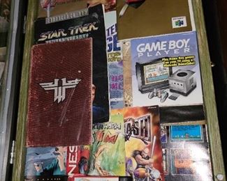 Vintage Video Game Pamplets, Posters, & Inserts