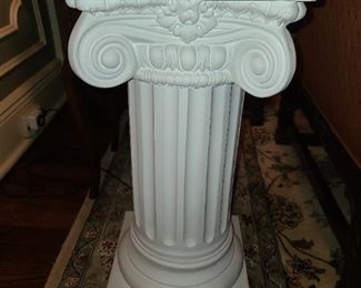 Roman Column Pedestal Table