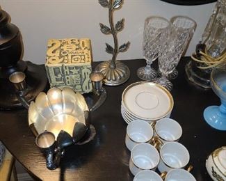 Assorted China, Glassware, Crystal, Etc,