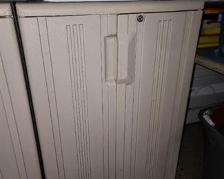 Plastic Storage Cabinets (2 Available)
